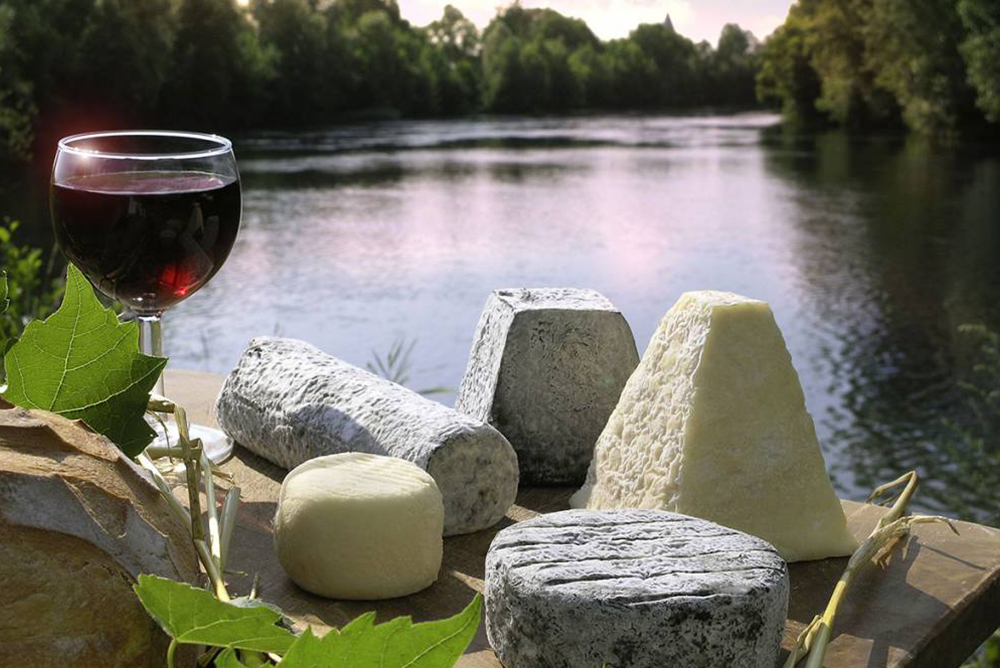 AOC-geprüfte Weine und Käse aus dem Zentrum-Loiretal